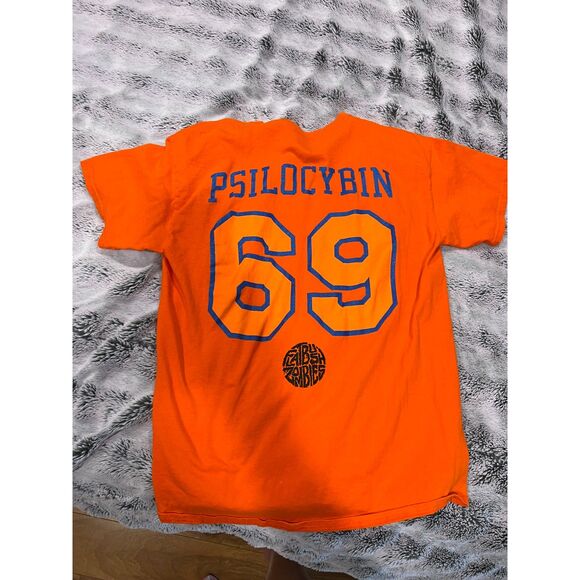 Flatbush Zombies Orange Psilocybin Shirt Large Limited Edition - Picture 3 of 3
